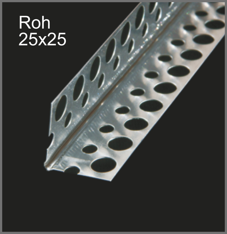Roh AL na sadrokartón 25x25  2.0 m 0.35 mm